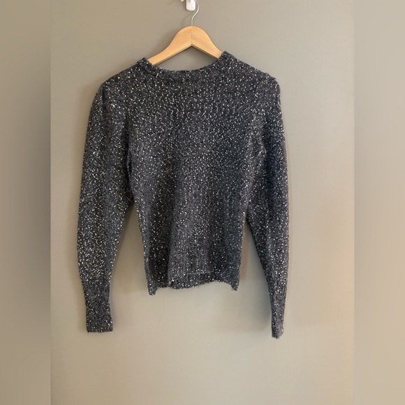 Frame Sequins Puff Sleeve Sweater - Picture 4 of 6